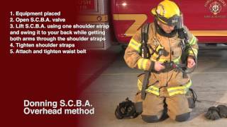 Don and Doff PPE amp SCBA [upl. by Nivrad210]