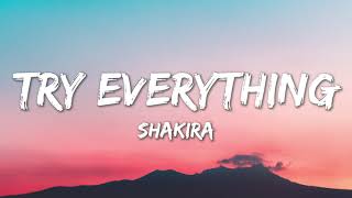 Try Everything  Shakira Lyrics [upl. by Eecyal]