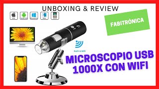 🔬 Revisión general de microscopio USB 1000X WIFI [upl. by Meryl]