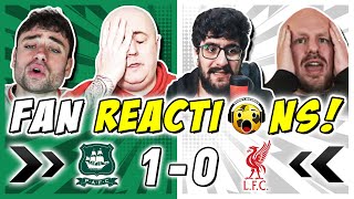 LIVERPOOL FANS HUMILIATED 😳 REACTION TO PLYMOUTH 10 LIVERPOOL  FA CUP FAN REACTIONS [upl. by Lukasz]