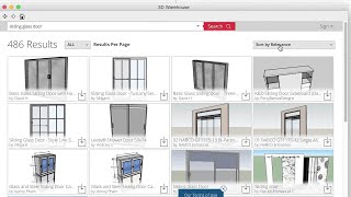 3D Warehouse Searching and Downloading [upl. by Eloise228]