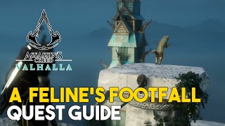 Assassins Creed Valhalla A Felines Footfall Quest Guide Cat Location [upl. by Amyas]