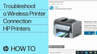 How to fix wireless printer connection  HP Printers  HP Support [upl. by Edwina]