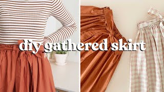 How To Make The Perfect Gathered Skirt [upl. by Amadeo72]