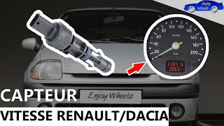 Comment TESTER et REMPLACER le capteur de vitesse RENAULT  DACIA  Exemple sur Clio 2 [upl. by Stephenson784]