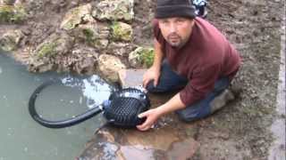 How to Build a Fish Pond and Stream  Cascade  Complete pond building video by Pondguru [upl. by Domonic]