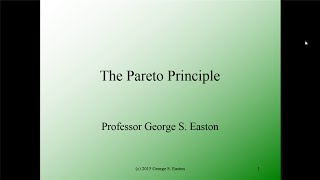 The Pareto Principle in Six Sigma [upl. by Tobie]