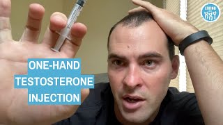 One Handed Testosterone Gluteal Injection [upl. by Berg]