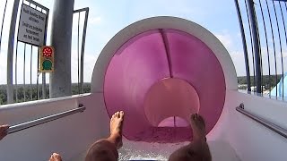 Stroboscope Water Slide at Calypso Waterpark [upl. by Arriek]