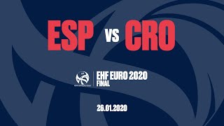 RELIVE  Spain vs Croatia  Final  Mens EHF EURO 2020 [upl. by Wiskind]