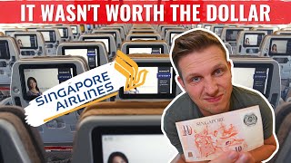 Review SINGAPORE AIRLINES ECONOMY CLASS  NOT WORTH THE DOLLAR [upl. by Sparks183]