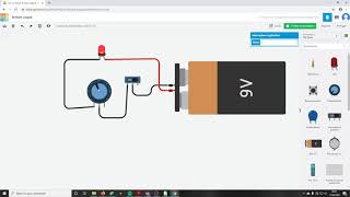 03 Utiliser un potentiomètre dans TinkerCAD [upl. by Conroy]