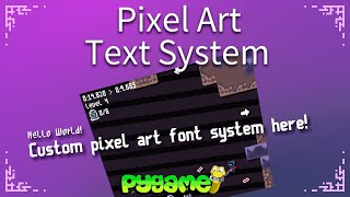 Custom Text System in Pygame [upl. by Trebeh]