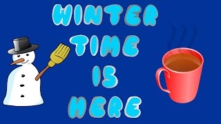 CHILDRENS WINTER SONG  WINTER TIME IS HERE  SEASONS  Mr Eddy Spaghetti [upl. by Notxed449]