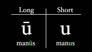 The Latin Alphabet  Vowel Pronunciation [upl. by Minerva]