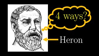 4 DIFFERENT ways to prove Herons formula [upl. by Benedic]