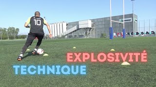 Entraînement EXPLOSIVITÉ et TECHNIQUE au Football [upl. by Dahsar]