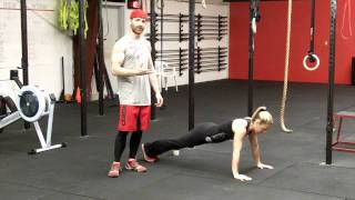 CrossFit Push Up  Northstate CrossFit [upl. by Naujik]