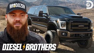 Giving Away a Rare Ford Excursion  Diesel Brothers [upl. by Twitt]