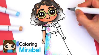 Coloring Mirabel Madrigal Disney Encanto 🎨 [upl. by Alexio]