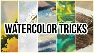 5 Advanced Watercolor Painting Techniques You Need to Try [upl. by Einahpehs]