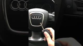 HOW TO REPROGRAM YOUR KEY ON AUDI AFTER CHANGING REPLACING BATTERY [upl. by Sybilla511]