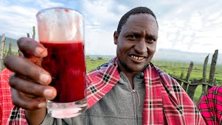 Africas SCARIEST Breakfast Tribal Food with the Maasai in Tanzania [upl. by Emerson]