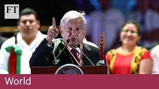 Andrés Manuel López Obrador sworn in as Mexican president [upl. by Ettegirb]