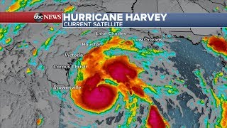 Hurricane Harvey live stream Storm makes landfall in Texas [upl. by Atika82]