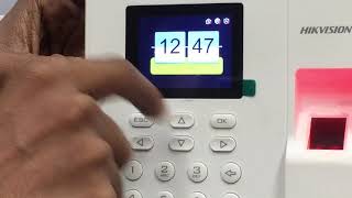 DSK1A8503 Hikvision Fingerprint Attendance Terminal [upl. by Daryn]