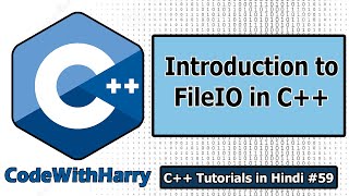 File IO in C Working with Files  C Tutorials for Beginners 59 [upl. by Nitsuga178]