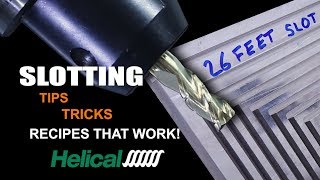 Slotting Aluminum  Tips Tricks Speeds amp Feeds  WW235 [upl. by Wes]