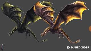 Comparison of size of Dragon in Games Of Thrones [upl. by Lewanna]