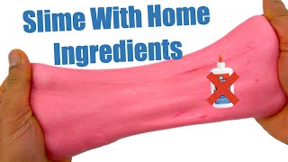 How To Make Slime With Home Ingredients✨ Easy DIY No Glue No Borax Slimes [upl. by Dyche]