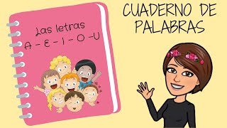 Cuaderno de palabras SEP Primer grado [upl. by Etka]