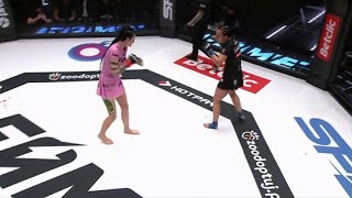 Kamila „Kamiszka” Wybrańczyk vs Kamila „Zusje” Smogulecka FAME MMA 9 [upl. by Ezequiel764]