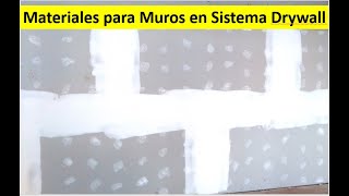 Como calcular MATERIALES para Muro o Paredes en DRYWALL [upl. by Julie]