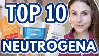 TOP 10 NEUTROGENA skin care products Dr Dray [upl. by Paver]