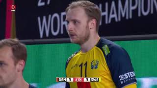 IHF World Mens Handball Championship 2021 Final Denmark  Sweden Full match [upl. by Anilos733]