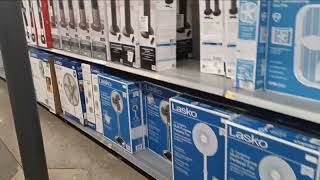 walmart portable fan display 2024 [upl. by Ahsehyt]