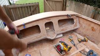 Building our GT27 Houseboat Part 6 [upl. by Saoj]