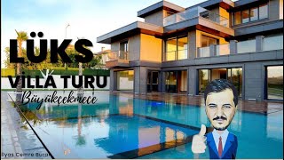 İSTANBUL BÜYÜKÇEKMECEDE ÇOK LÜKS BİR VİLLA GEZDİM [upl. by Akirdna]