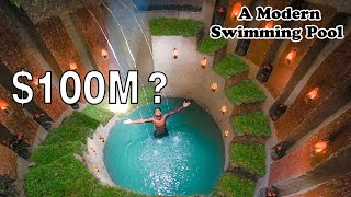 How To Build The Most Modern Underground Swimming Pools with Underground House [upl. by Ettelohcin]