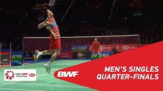 MS  LIN Dan CHN 6 vs LEE Chong Wei MAS 2  BWF 2018 [upl. by Lehcer]