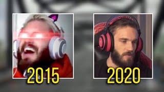 Evolution of PewDiePie Crossing a Bridge [upl. by Jaella]