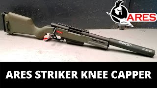 Ares Amoeba Striker knee capper review [upl. by Eciruam]