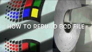 Repair BCD File windows 8 or 10 Fix flashing cursor fix none booting Windows 10 [upl. by Retswerb279]