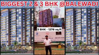 Biggest 2 amp 3 BHK in Balewadi [upl. by Berkeley509]