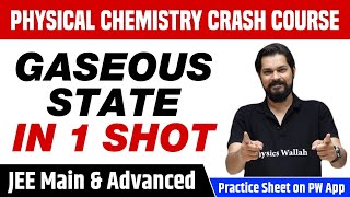 GASEOUS STATE in 1 Shot  All Concepts Tricks amp PYQs Covered  Class 11  JEE Main amp Advanced [upl. by Mindy]