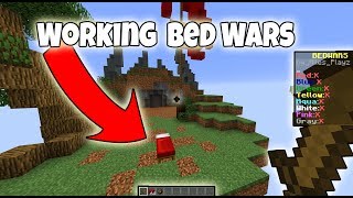 Fully Working Vanilla Bed Wars Map w Download [upl. by Annaya469]